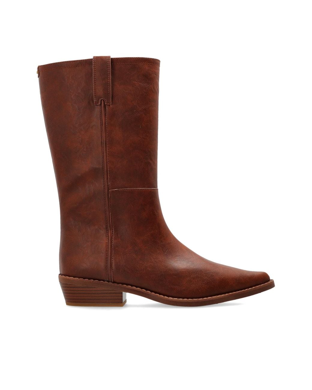 MICHAEL Michael Kors Brown 'Farren' Heeled Boots