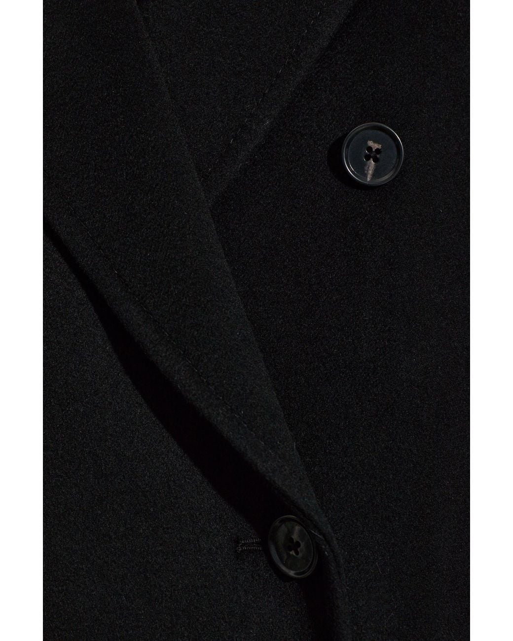 Paul Smith Black Wool Coat