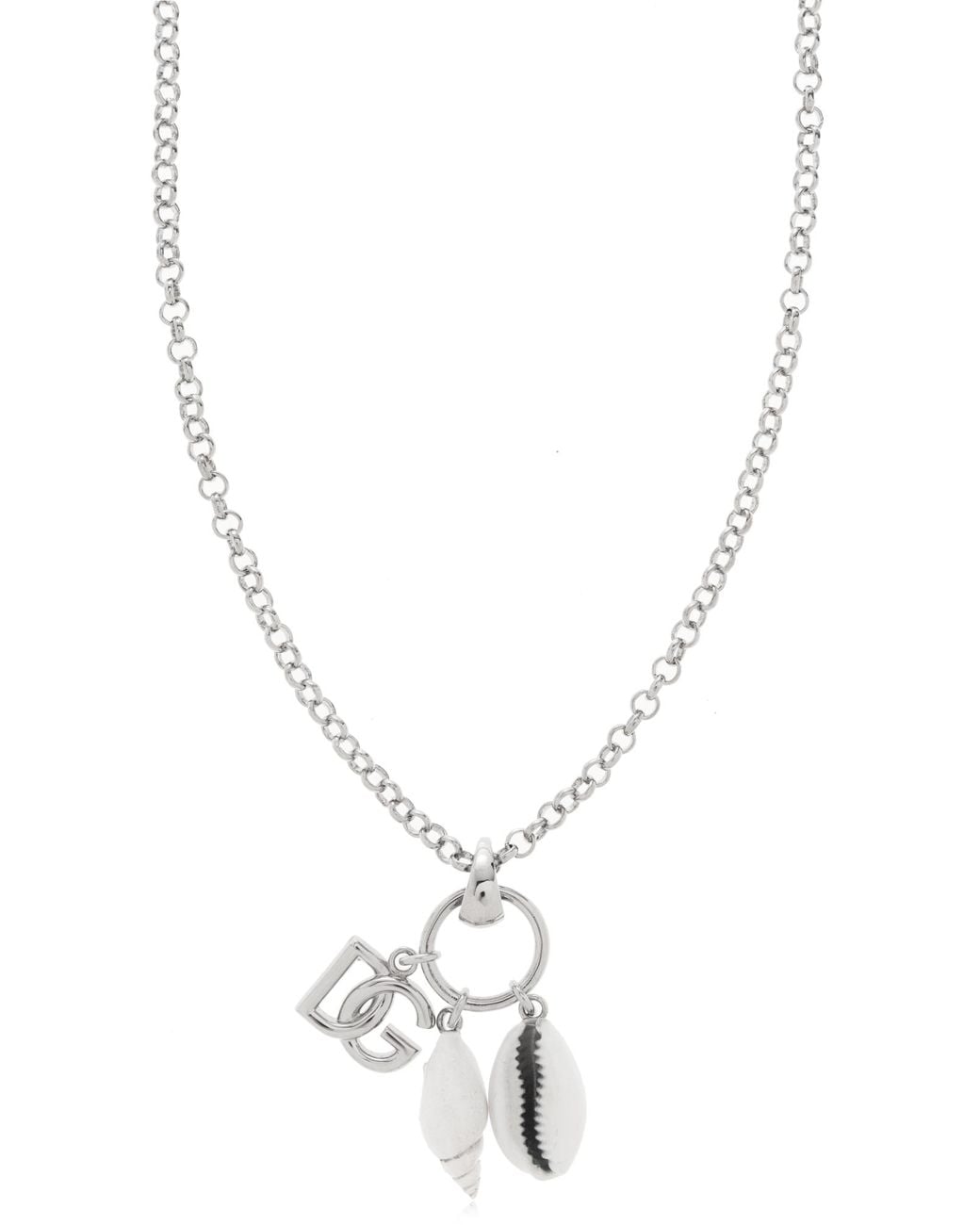 Dolce & Gabbana Metallic Necklace With Pendants