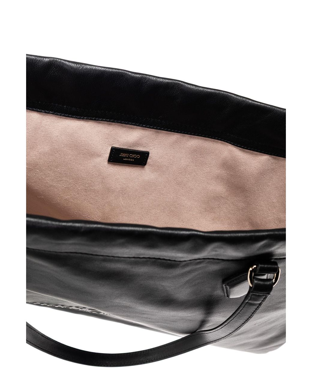 Jimmy Choo Black Shopper Bag "Drawstring Large"