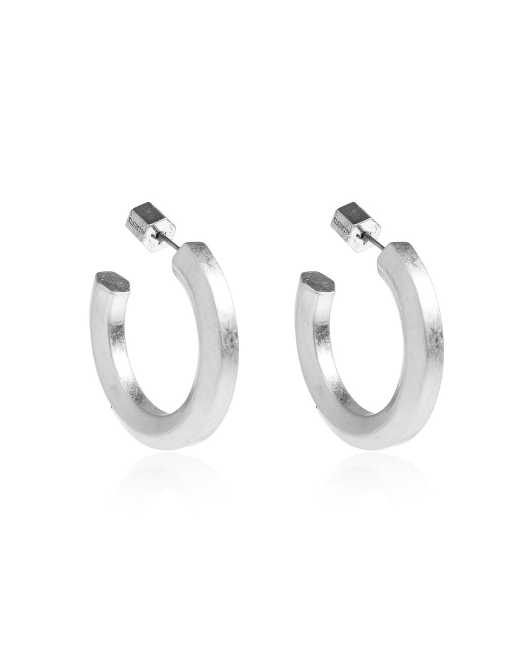 AllSaints Metallic Hoop Earrings