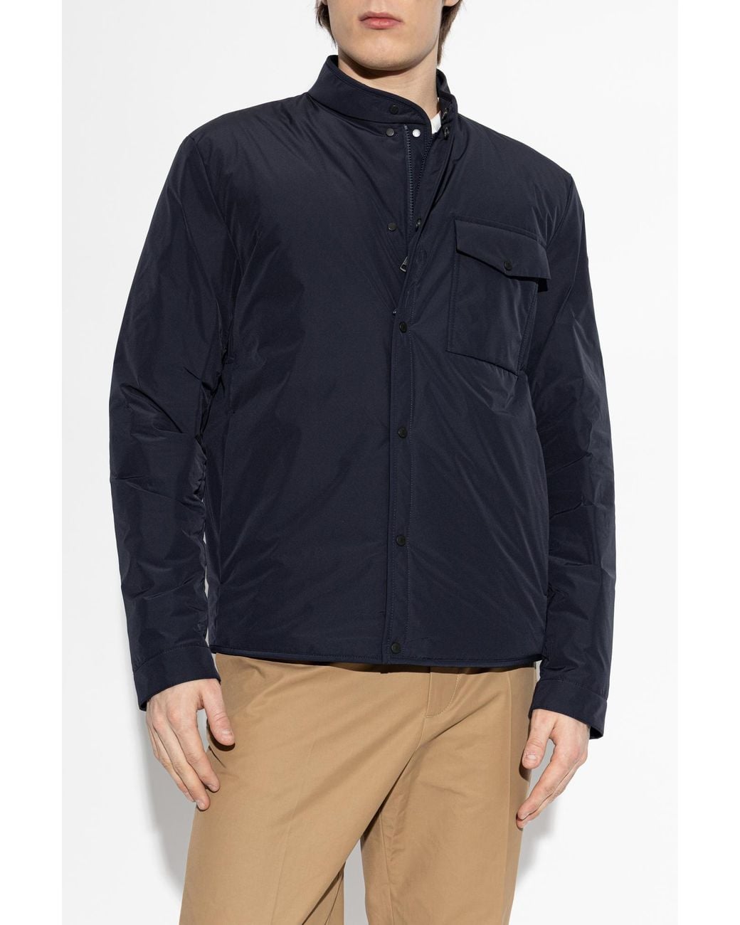 Moncler Blue "Zonda" Down Jacket for men