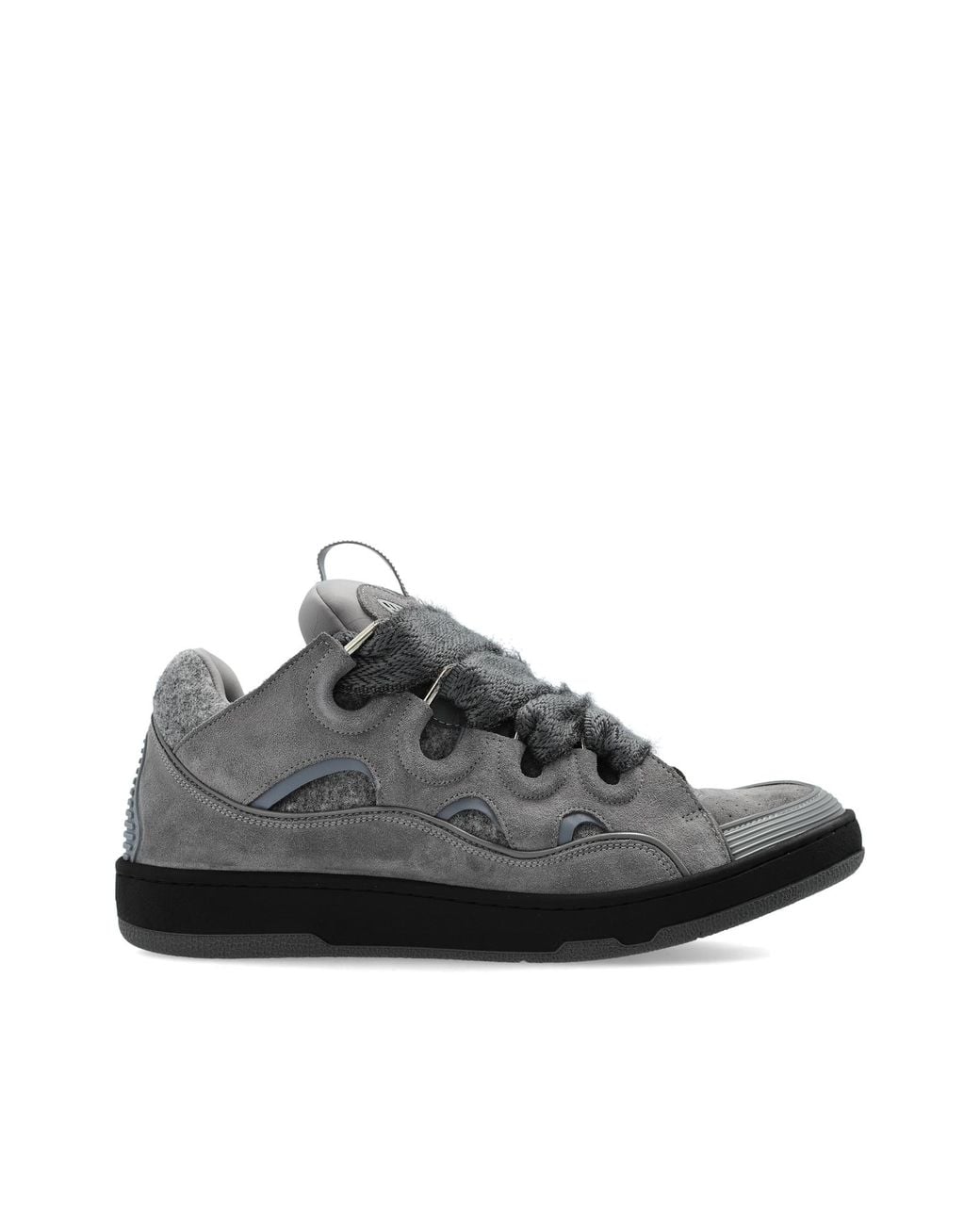 Lanvin Gray 'Curb' Trainers for men
