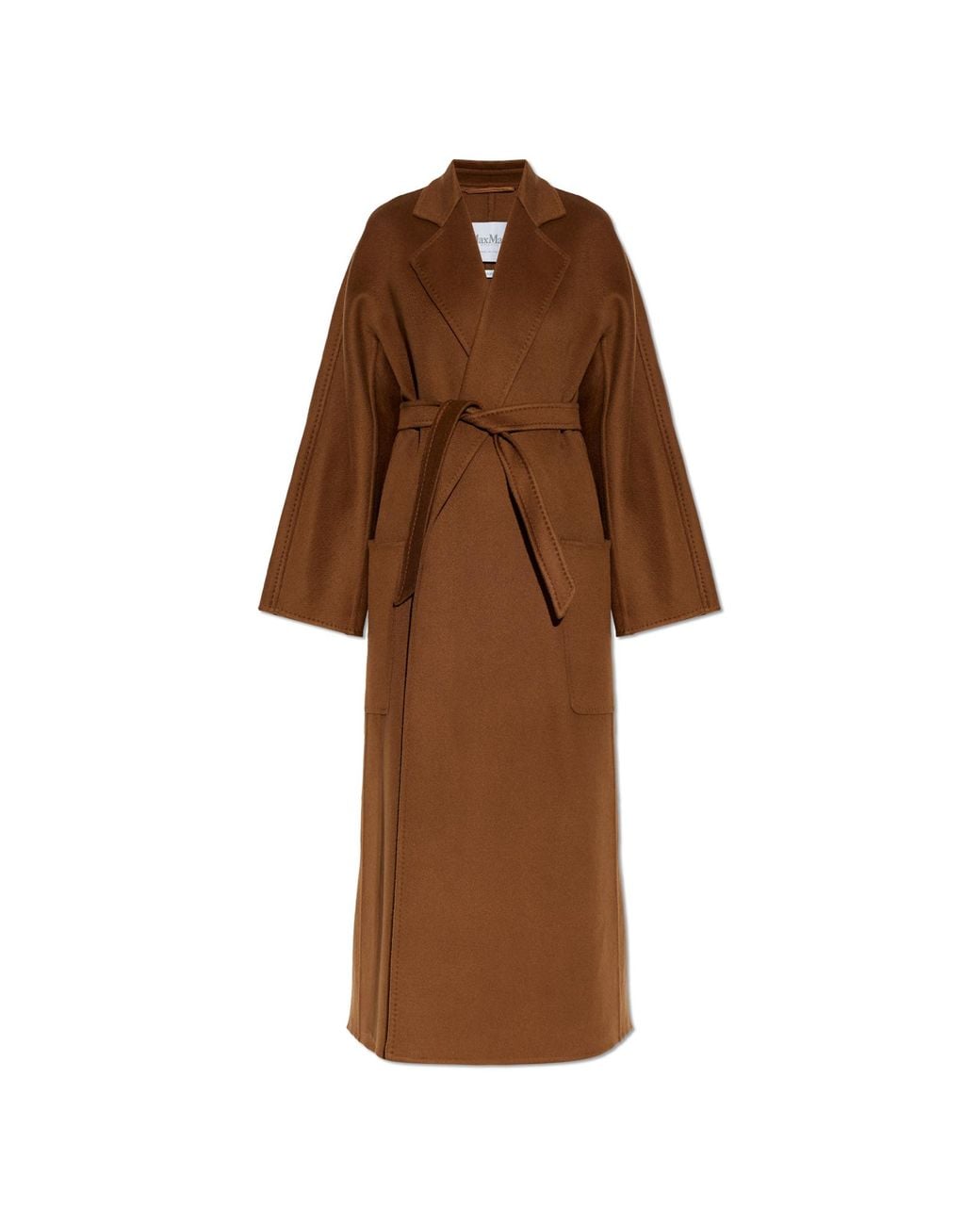 Max Mara Brown Cashmere Coat 'Strenna'