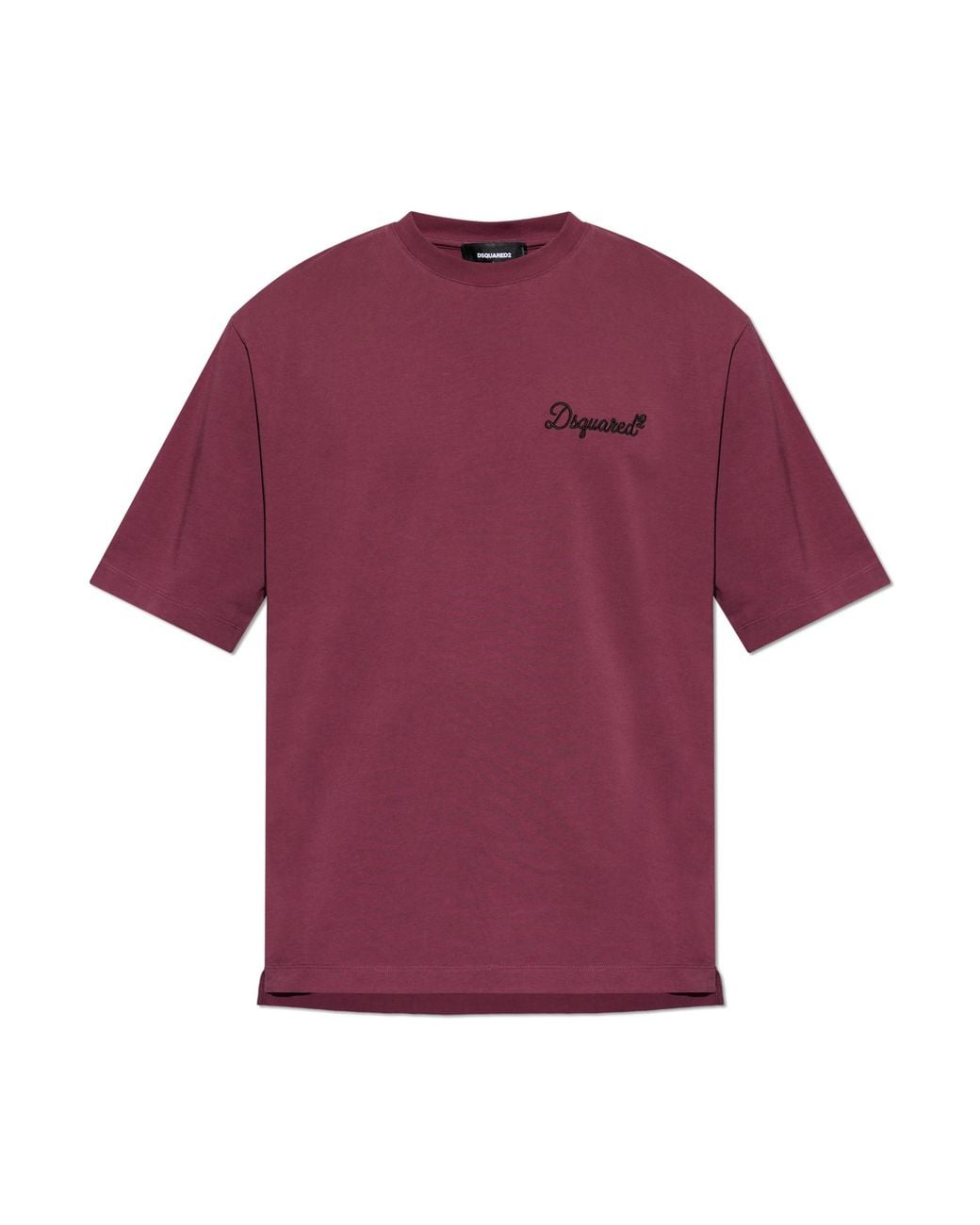 DSquared² T-Shirt With Embroidered Logo for men