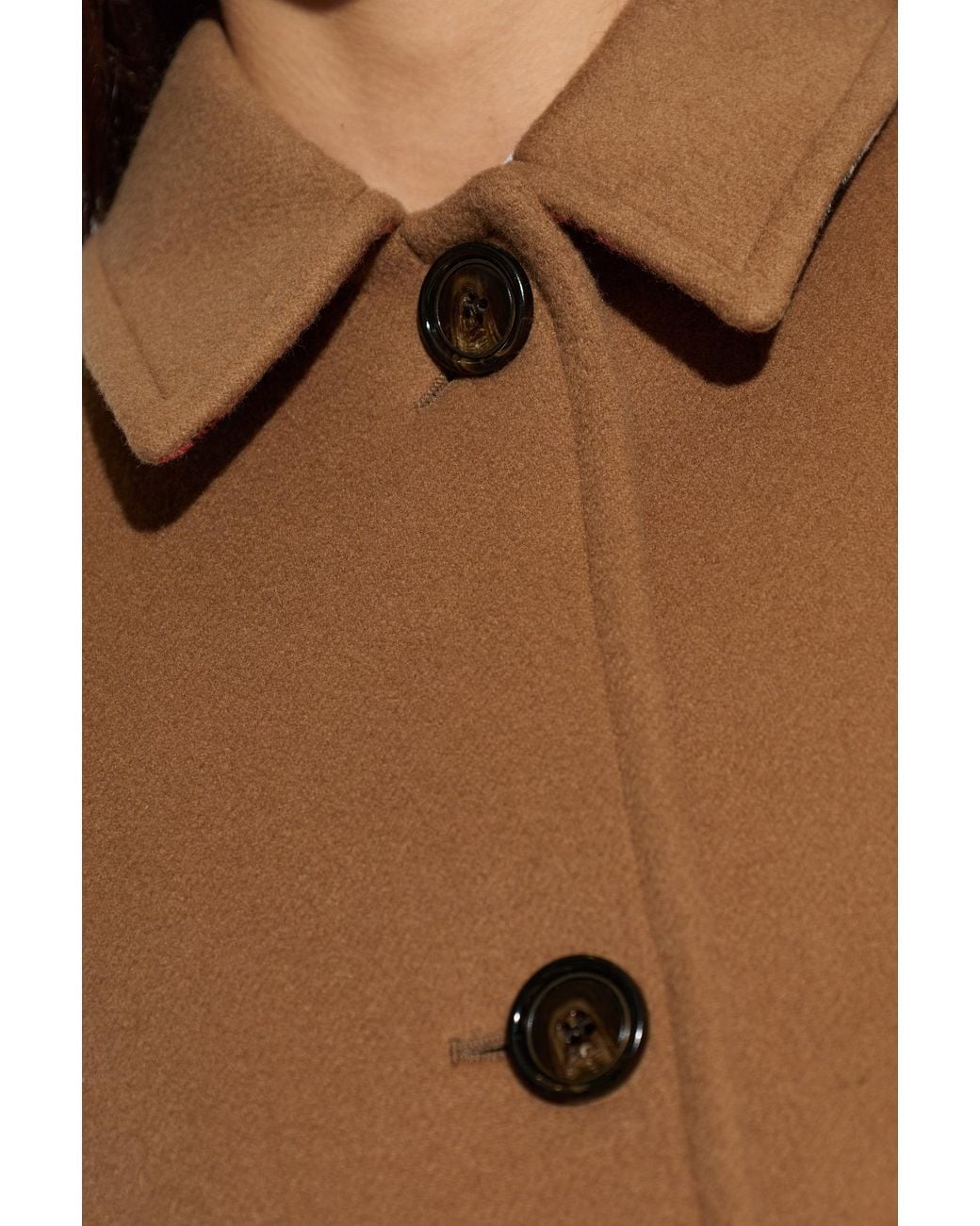 Burberry Brown Wool Coat 'Gosford'