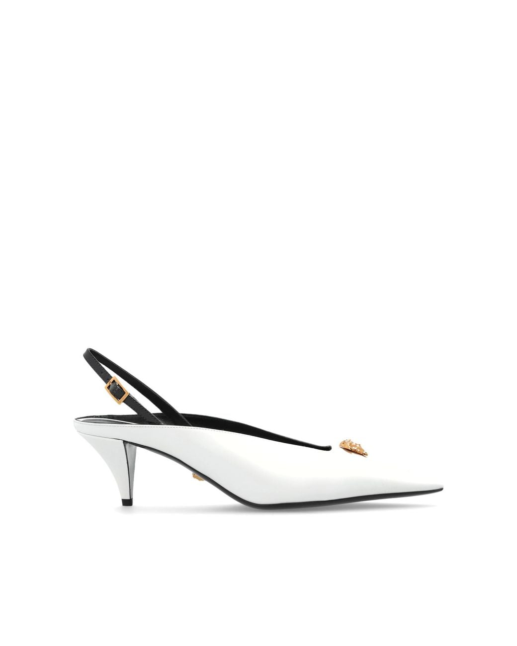 Versace White Heeled Shoes