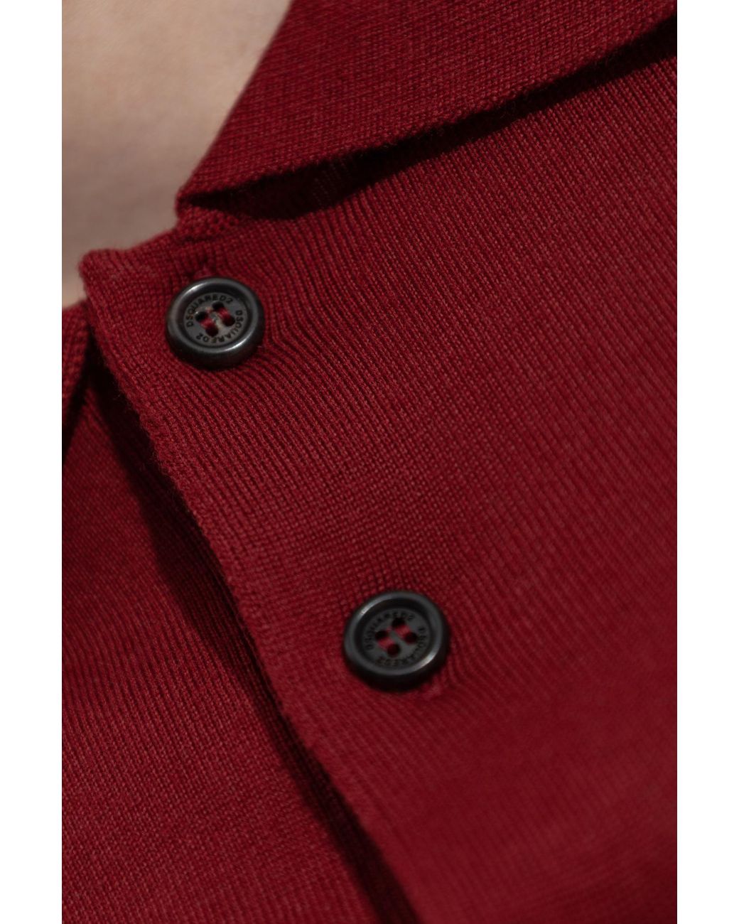 DSquared² Red Wool Sweater