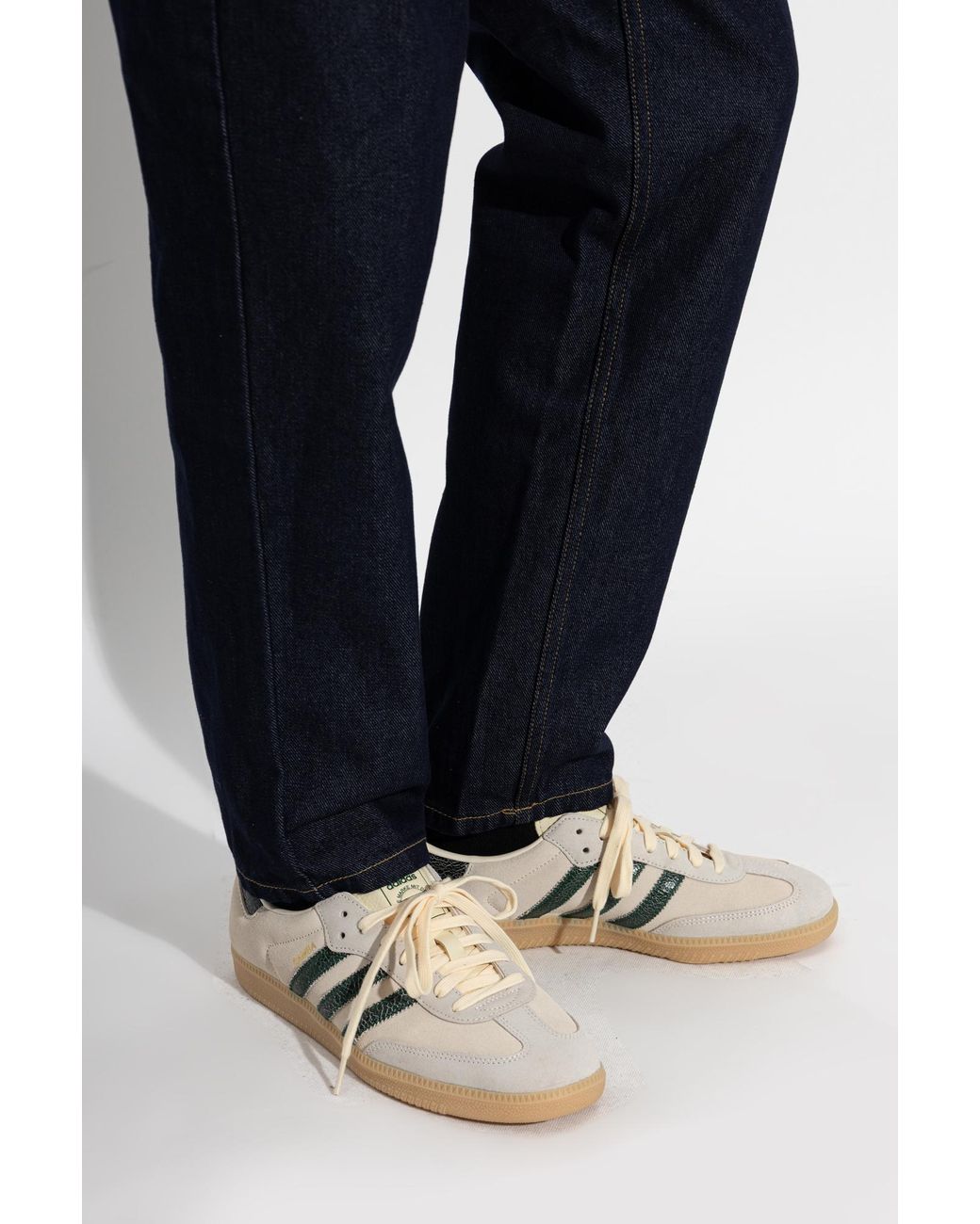 Adidas Originals Natural "Samba Og" Sports Shoes for men