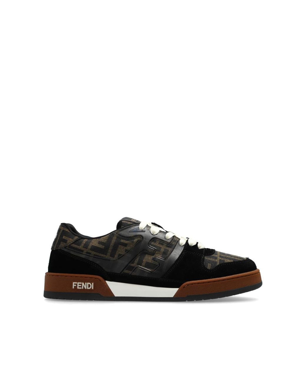 Fendi Black Sneakers With Logo for men