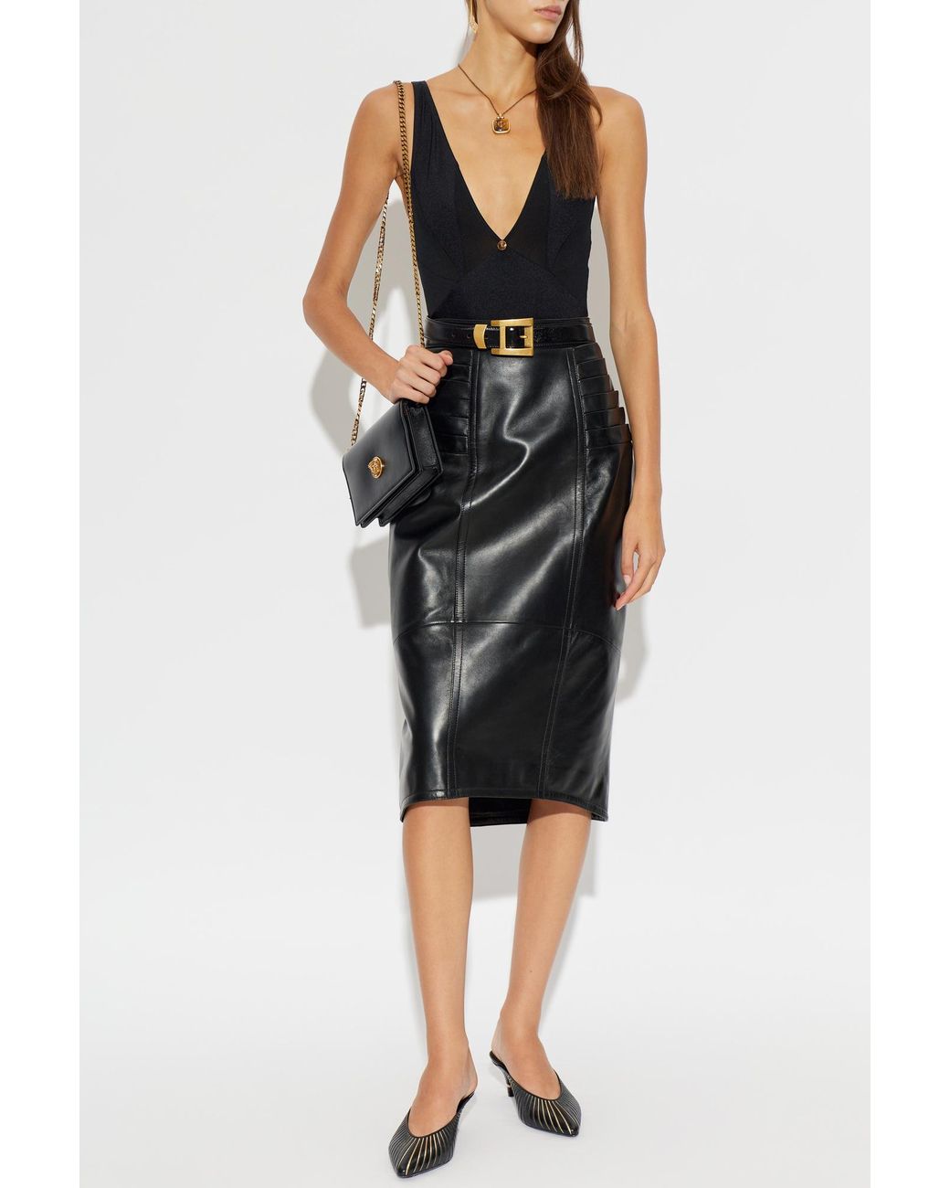 Versace Black Body With A Logo