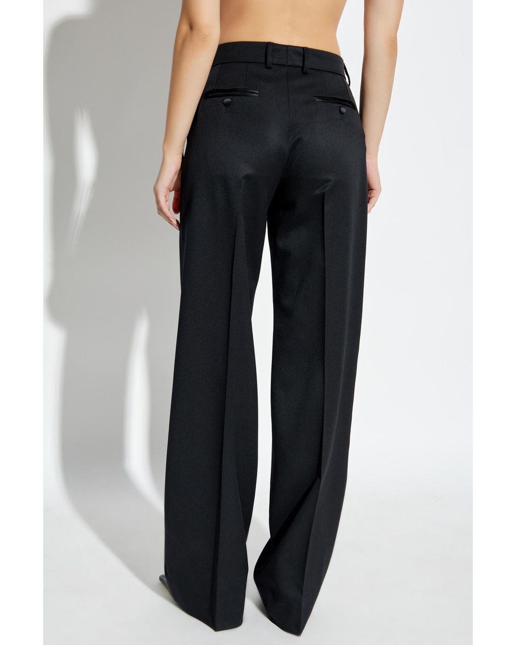 Dolce & Gabbana Black Wool Trousers