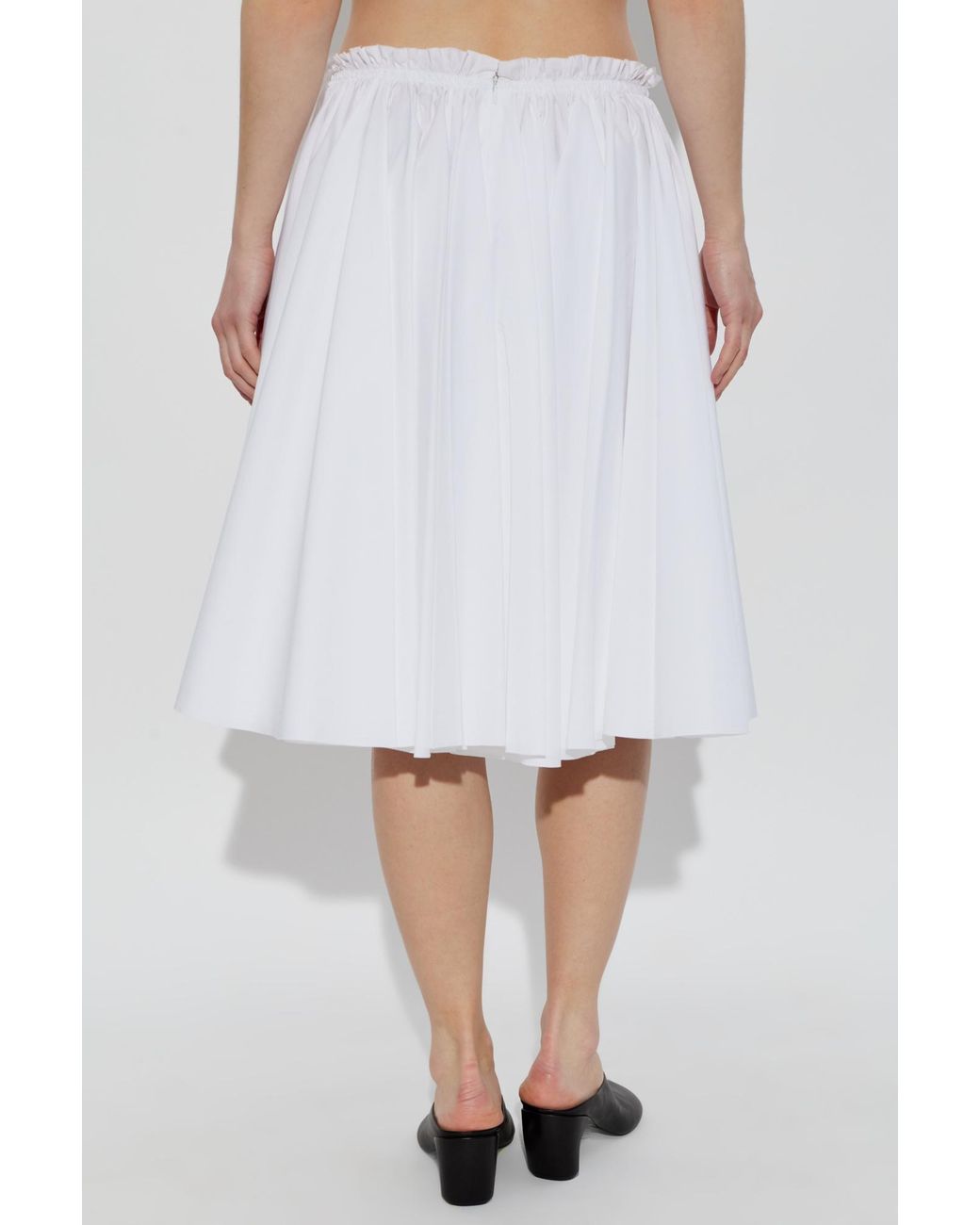 AMI Black Pleated Skirt