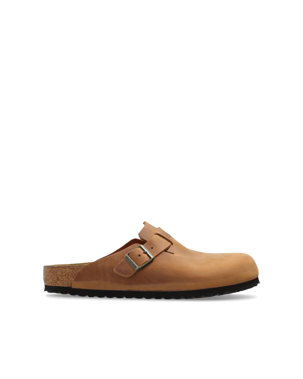 Birkenstock Brown 'Boston Bs' Slippers for men