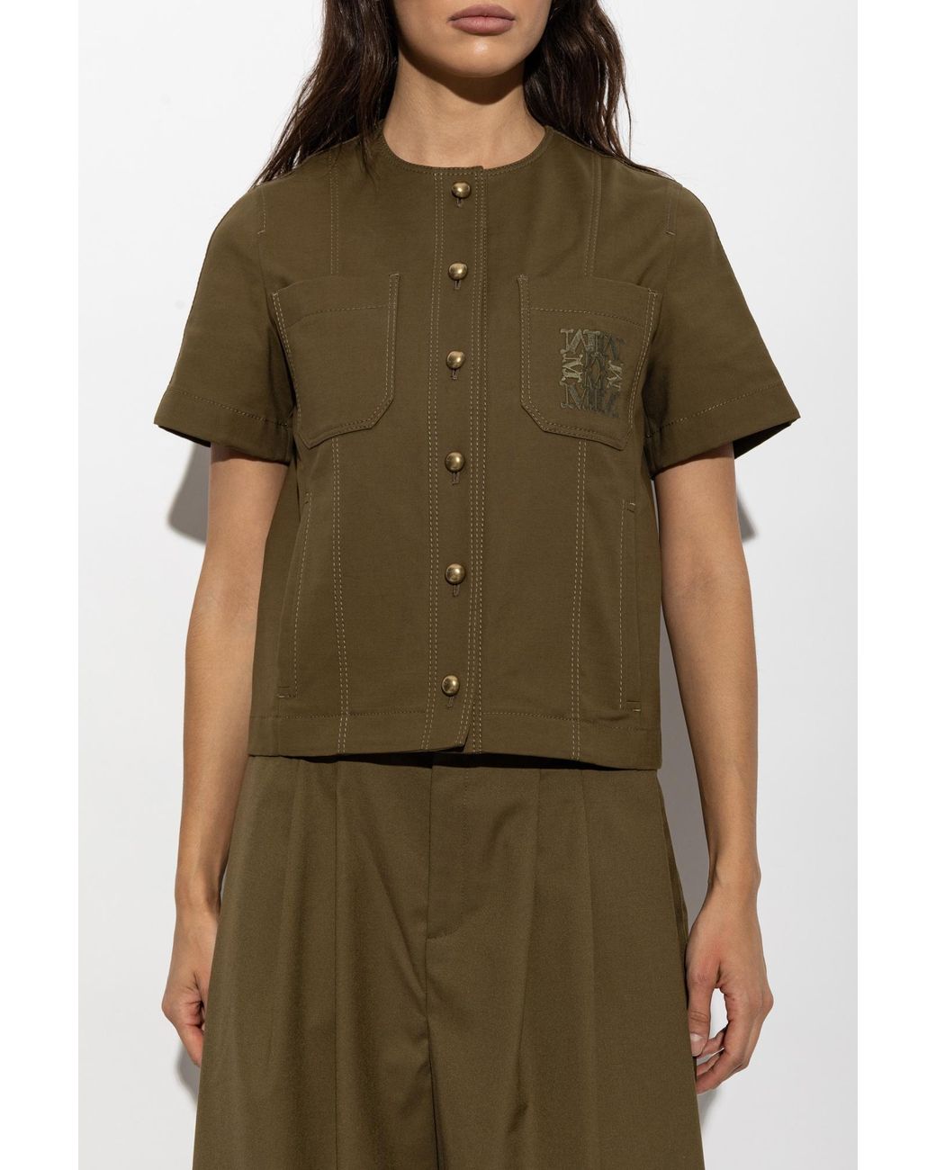 Max Mara Green Jacket 'Zanzara'