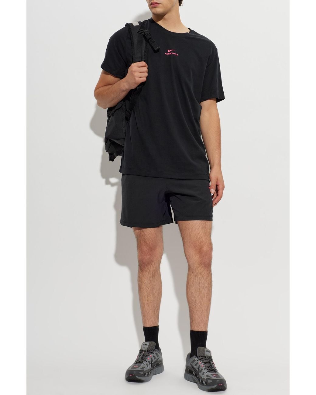 Nike Black T-Shirt With Logo for men