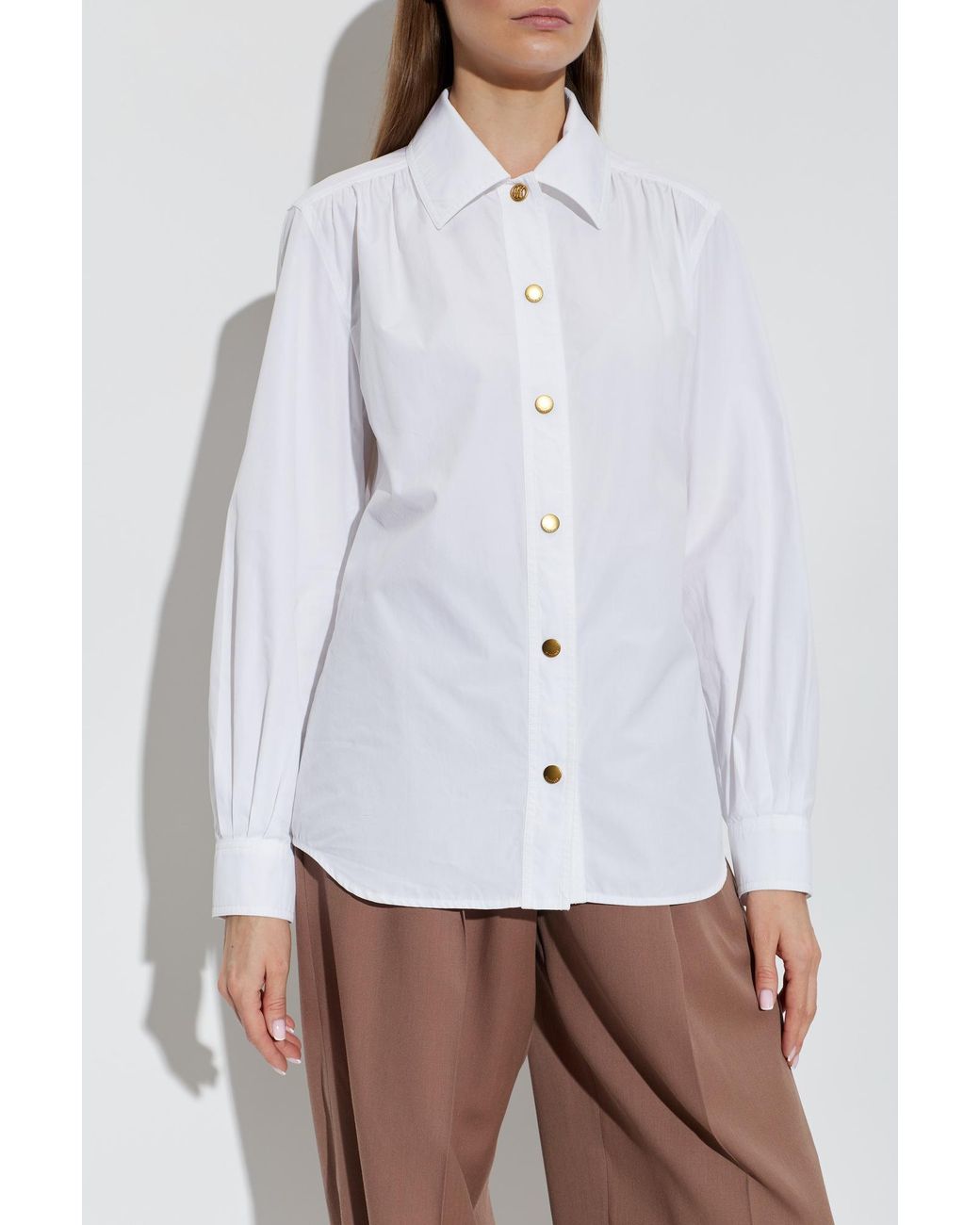 Burberry White Shirt 'Iselde'