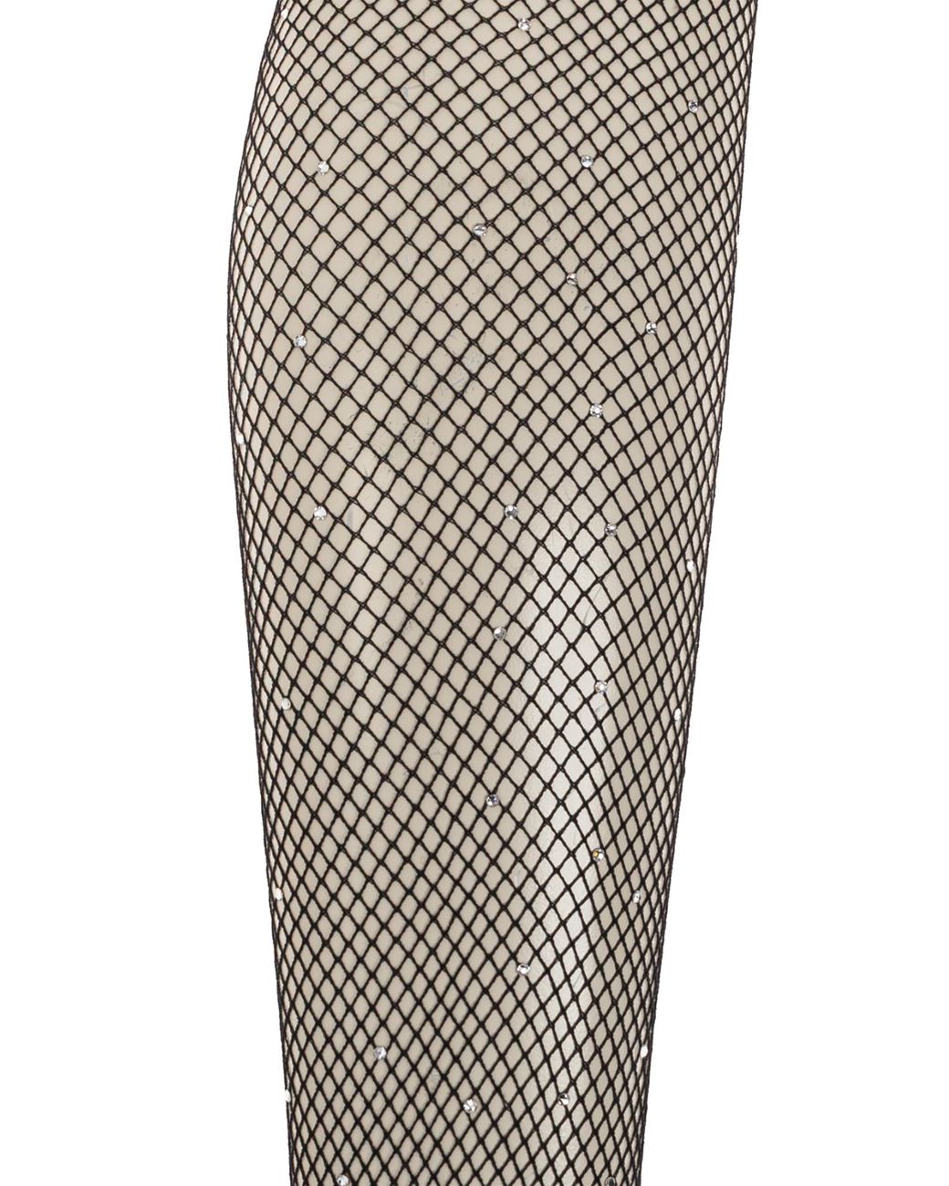 Heist Studios Black 'Crystal Fishnets' Stockings