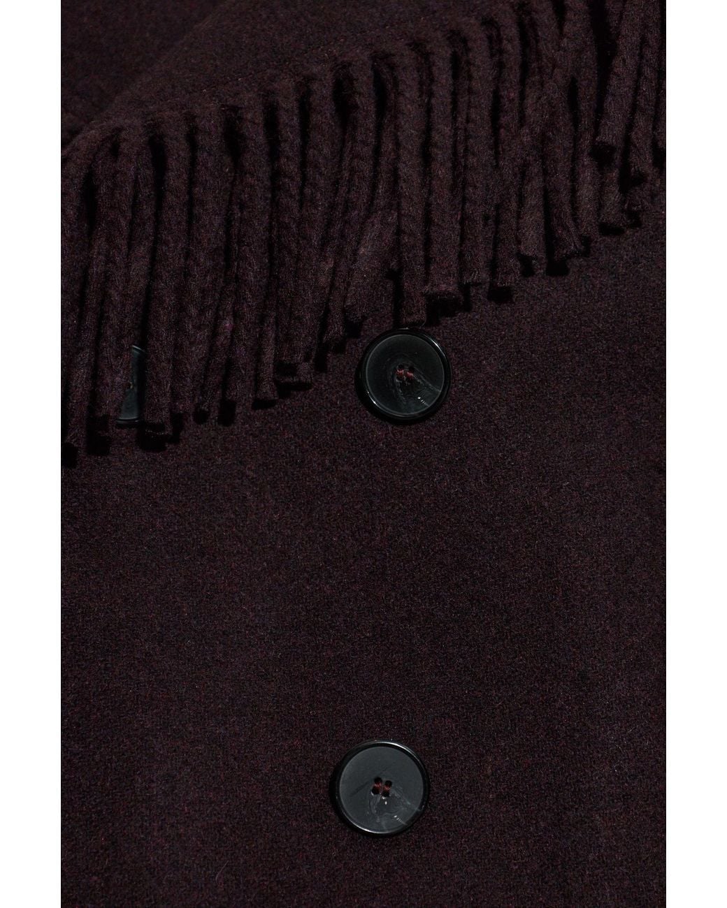 IRO Black 'Daring' Fringed Jacket