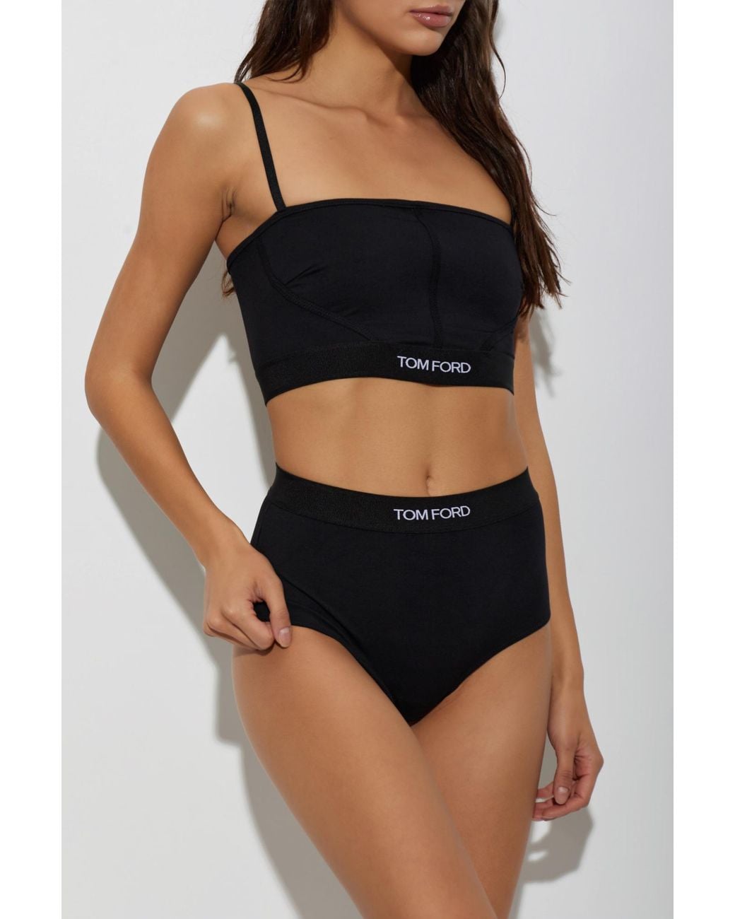 Tom Ford Black Lingerie Top