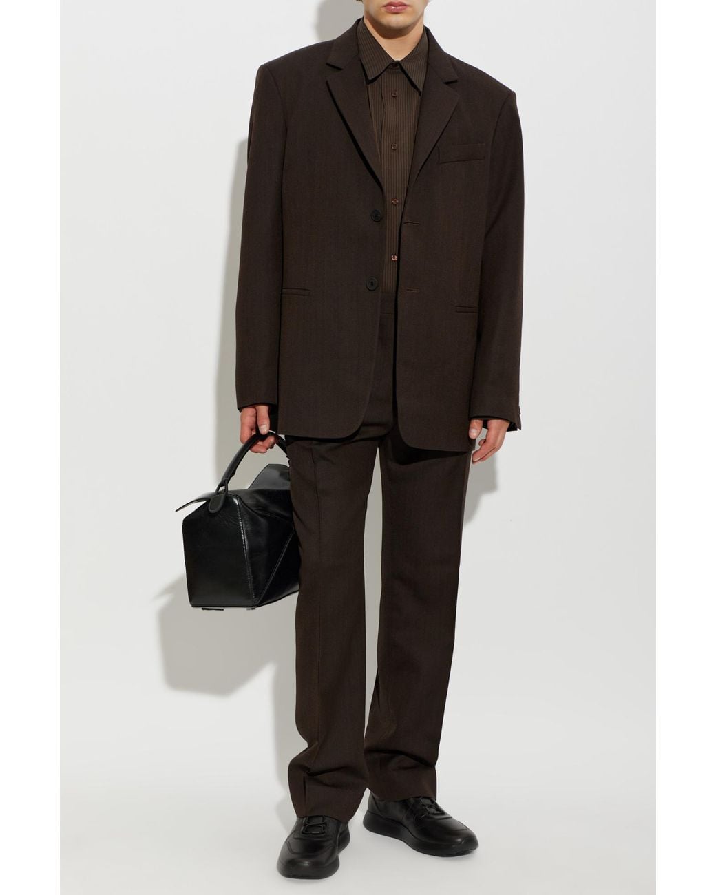 Studio Nicholson Black 'Roversi' Wool Blazer for men