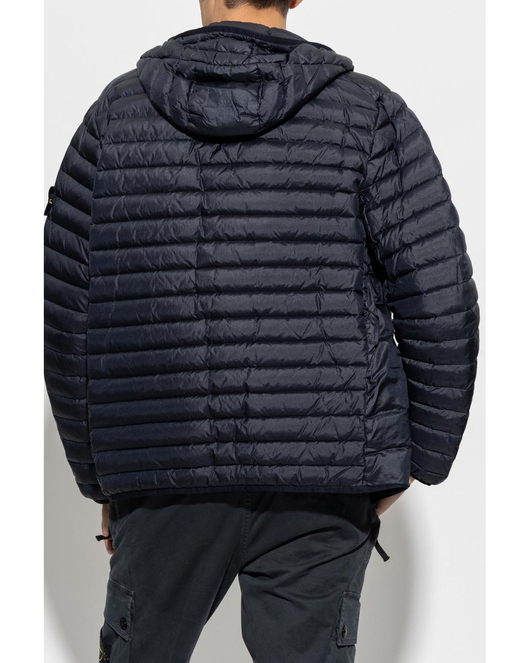Stone Island Down Jacket in Navy Blue 