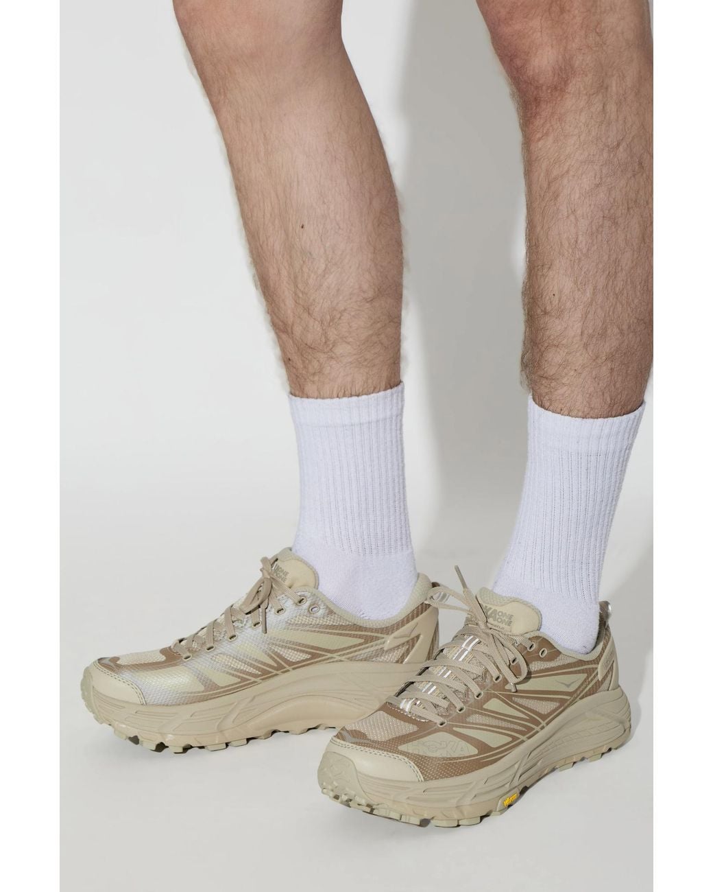 Hoka One One Brown 'Mafate Speed 2' Sports Shoes for men