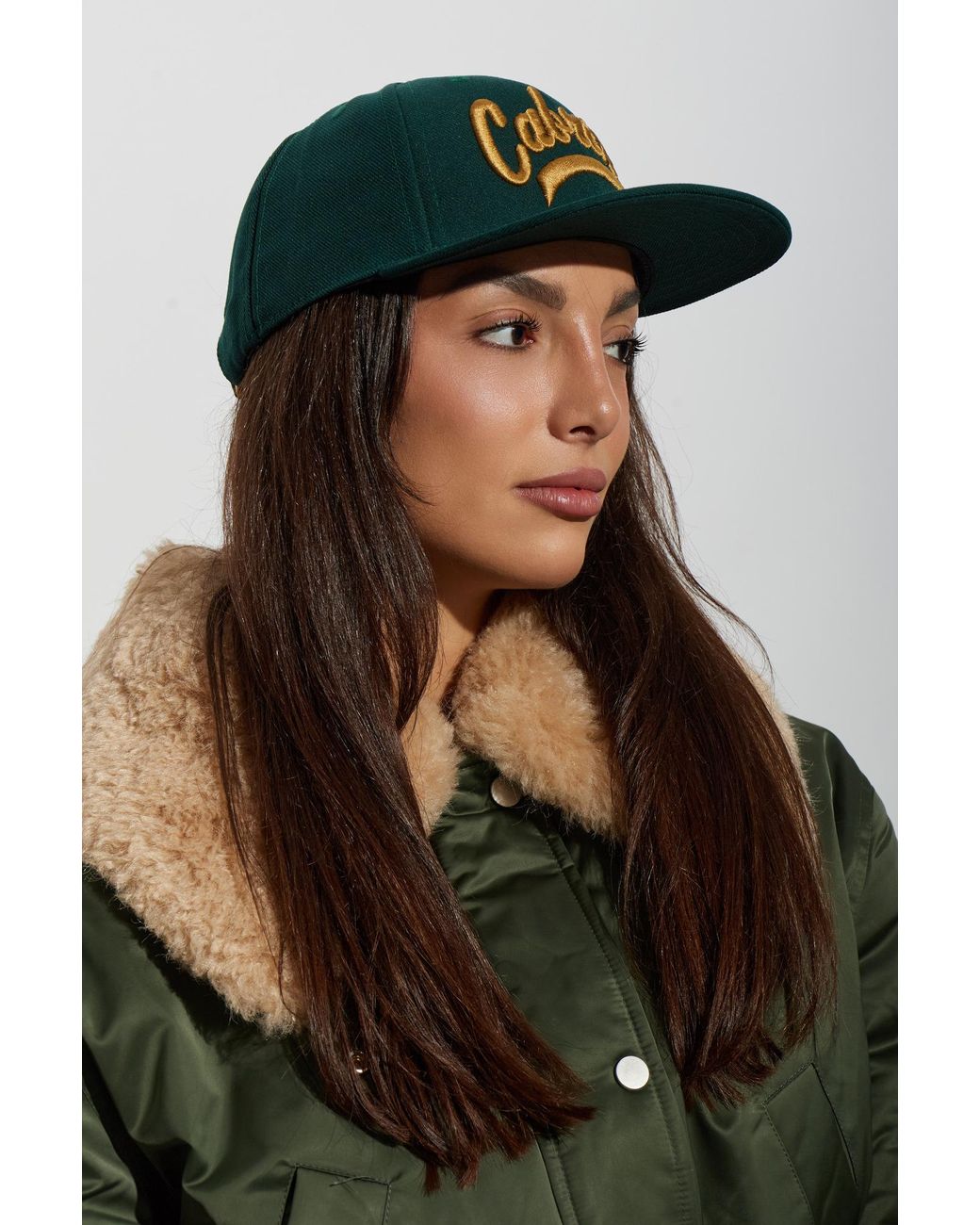 Willy Chavarria Green 'Cabron' Baseball Cap