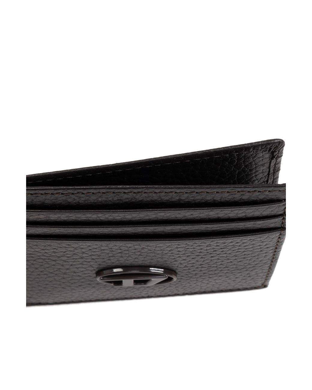 DIESEL Black Card Case 'Hissu' for men