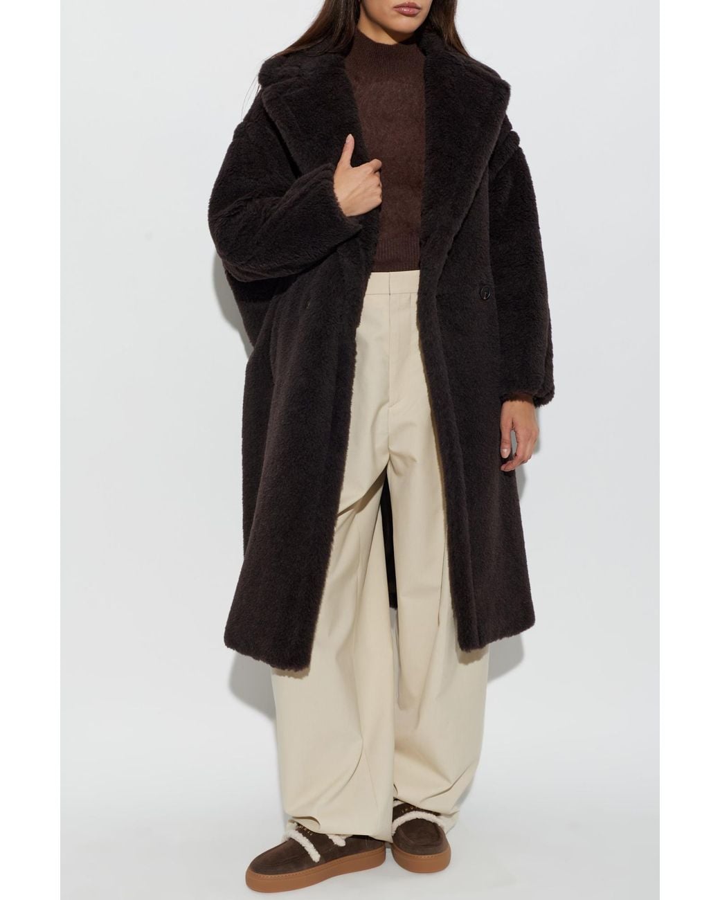Max Mara Black "Tedgirl" Coat