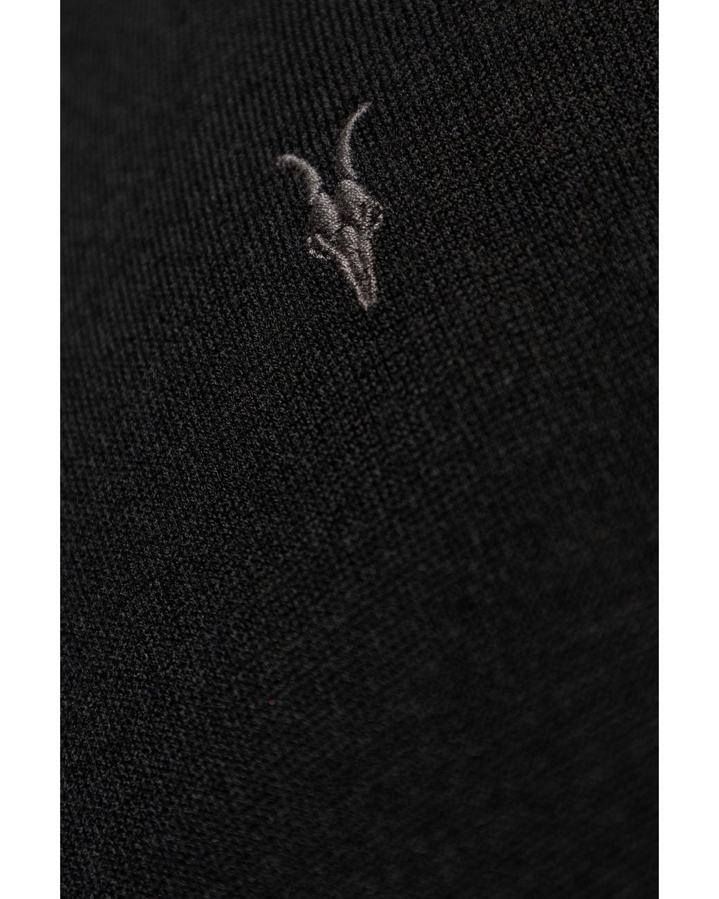 AllSaints Black Wool Sweater Mode for men