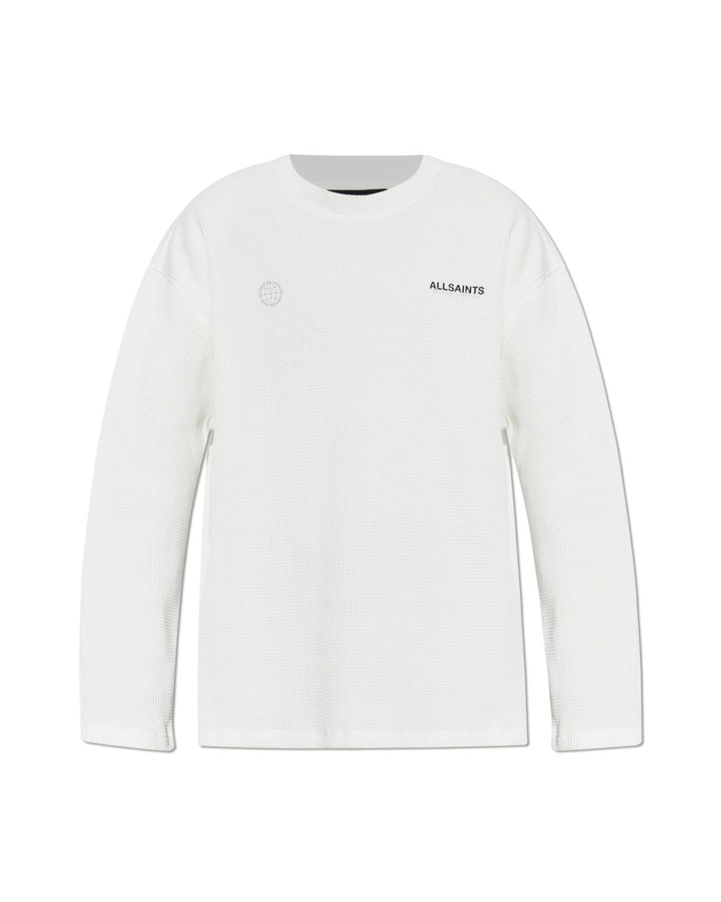 AllSaints White Sweater 'Emblem' for men