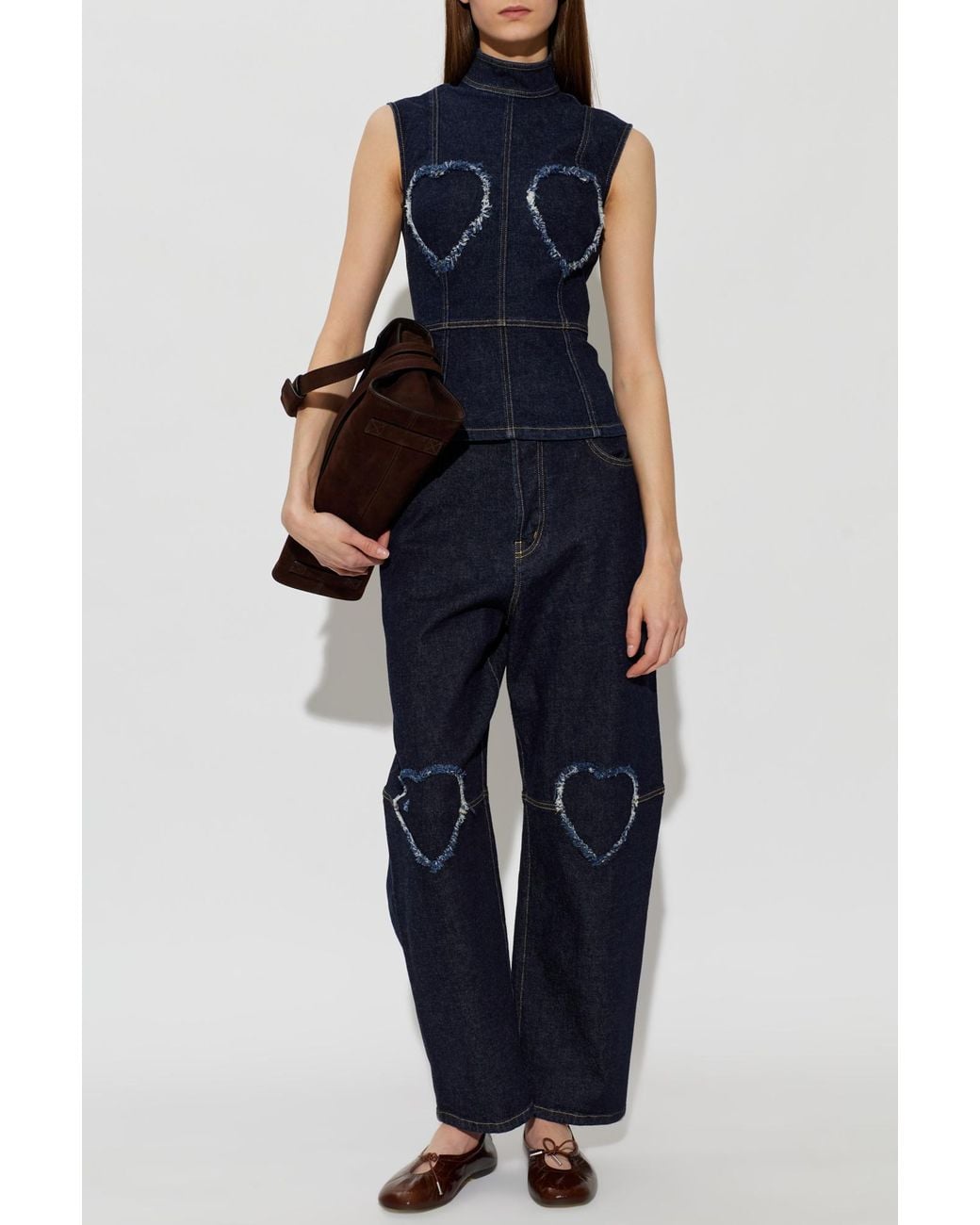 Moschino Blue High-Waisted Jeans