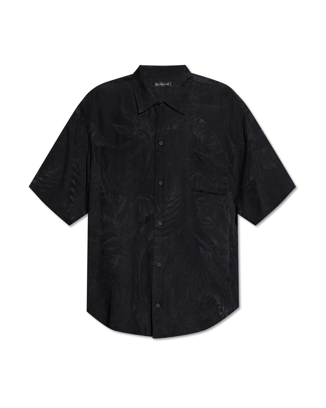 Balenciaga Black Short Sleeve Shirts for men