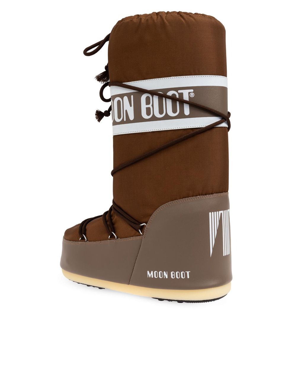 Moon Boot Brown Snow Boots Icon Nylon for men