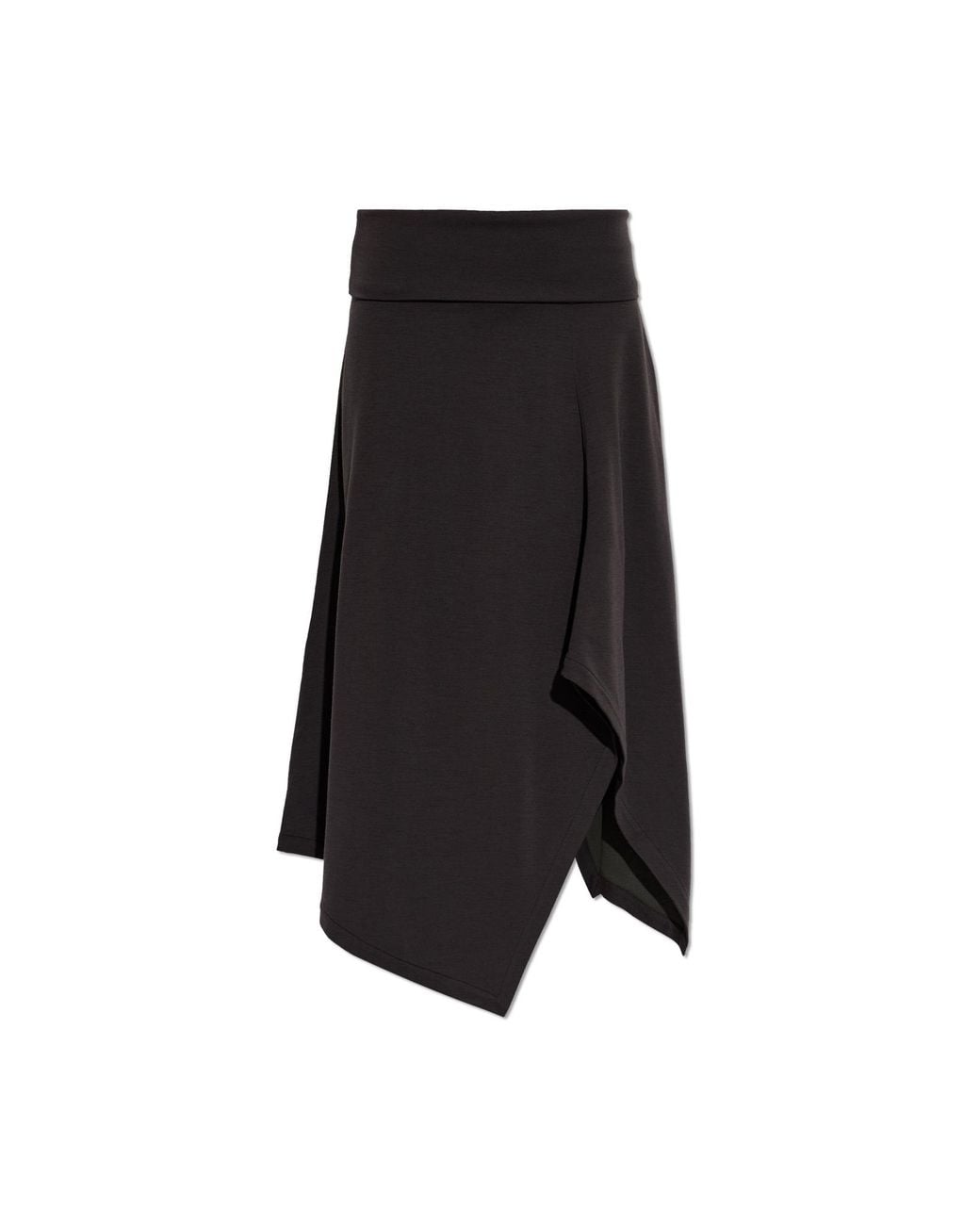 Lemaire Black Asymmetrical Skirt