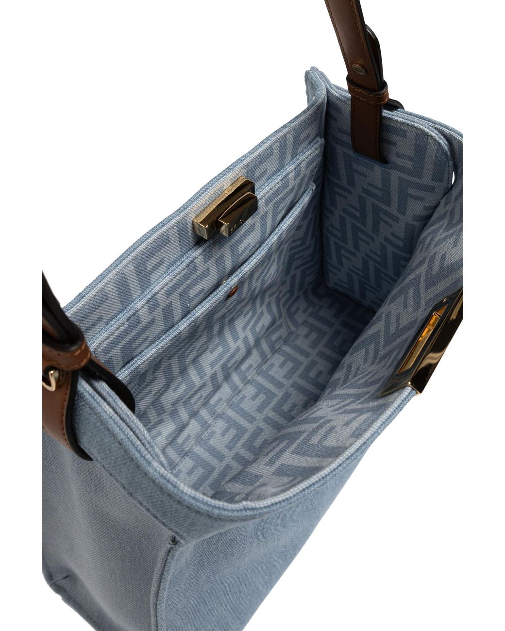 Fendi Blue 'Way Medium' Bag