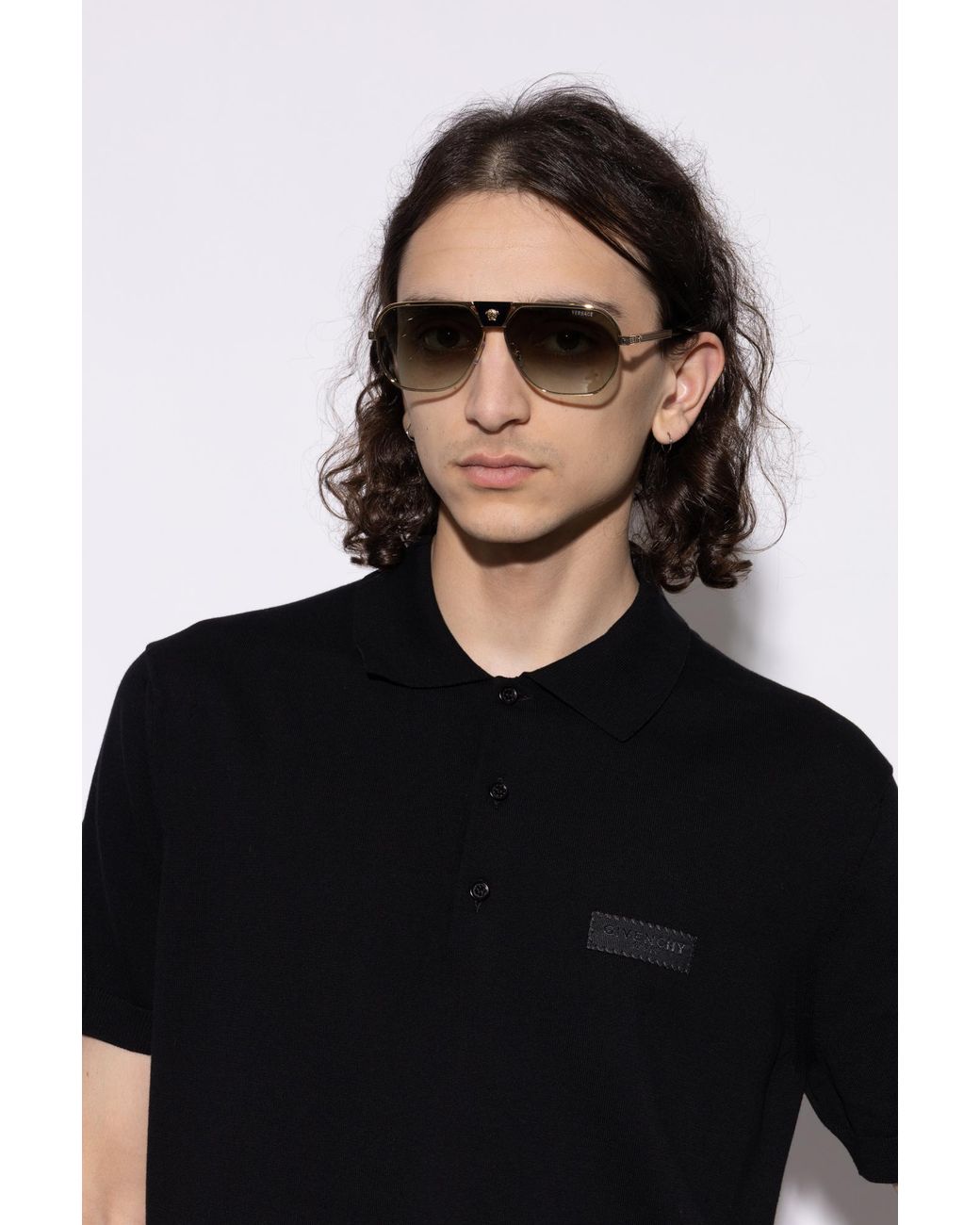 Versace Metallic Sunglasses for men