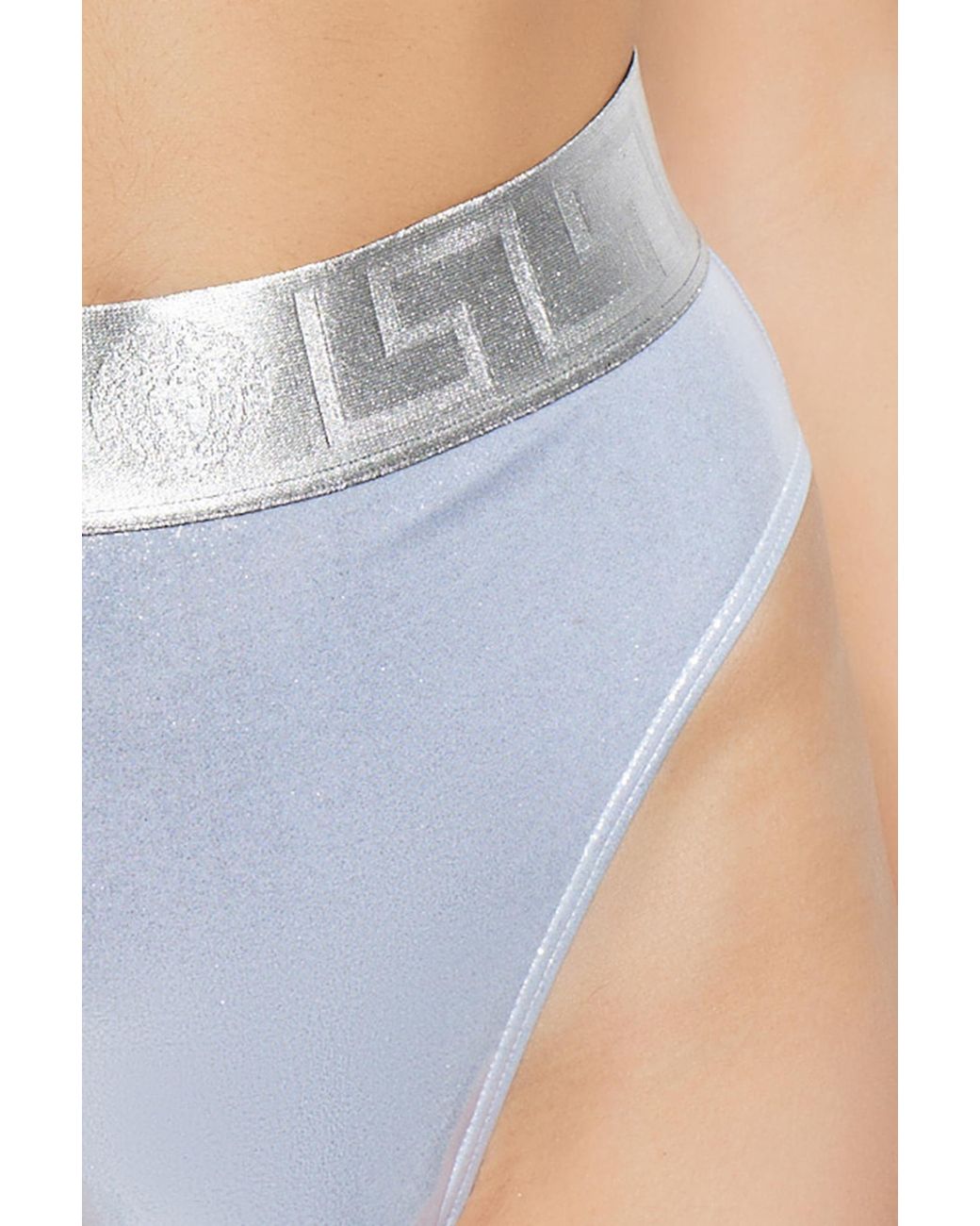 Versace Gray Bottom Of Swimsuit