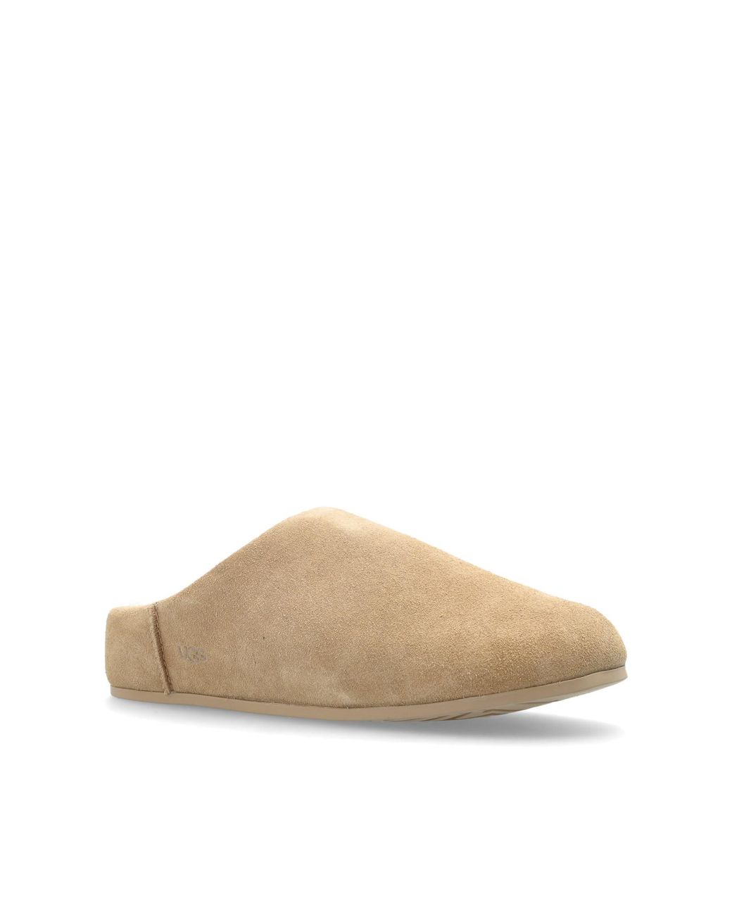 Ugg Natural Suede Slides 'Elea'