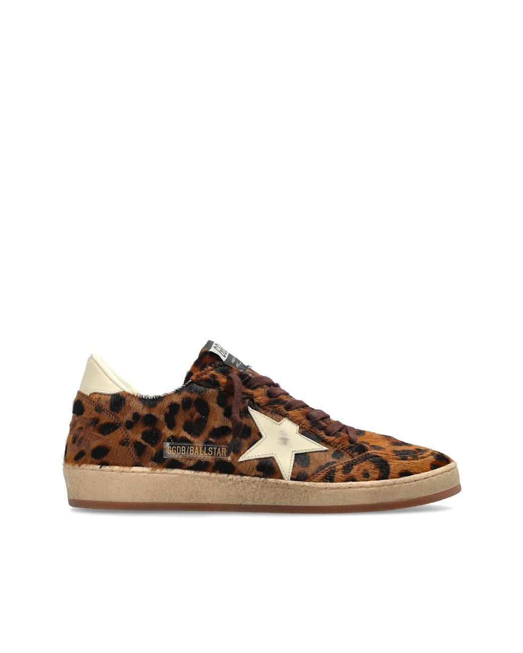 Golden Goose Deluxe Brand Brown 'Ball Star' Sports Shoes
