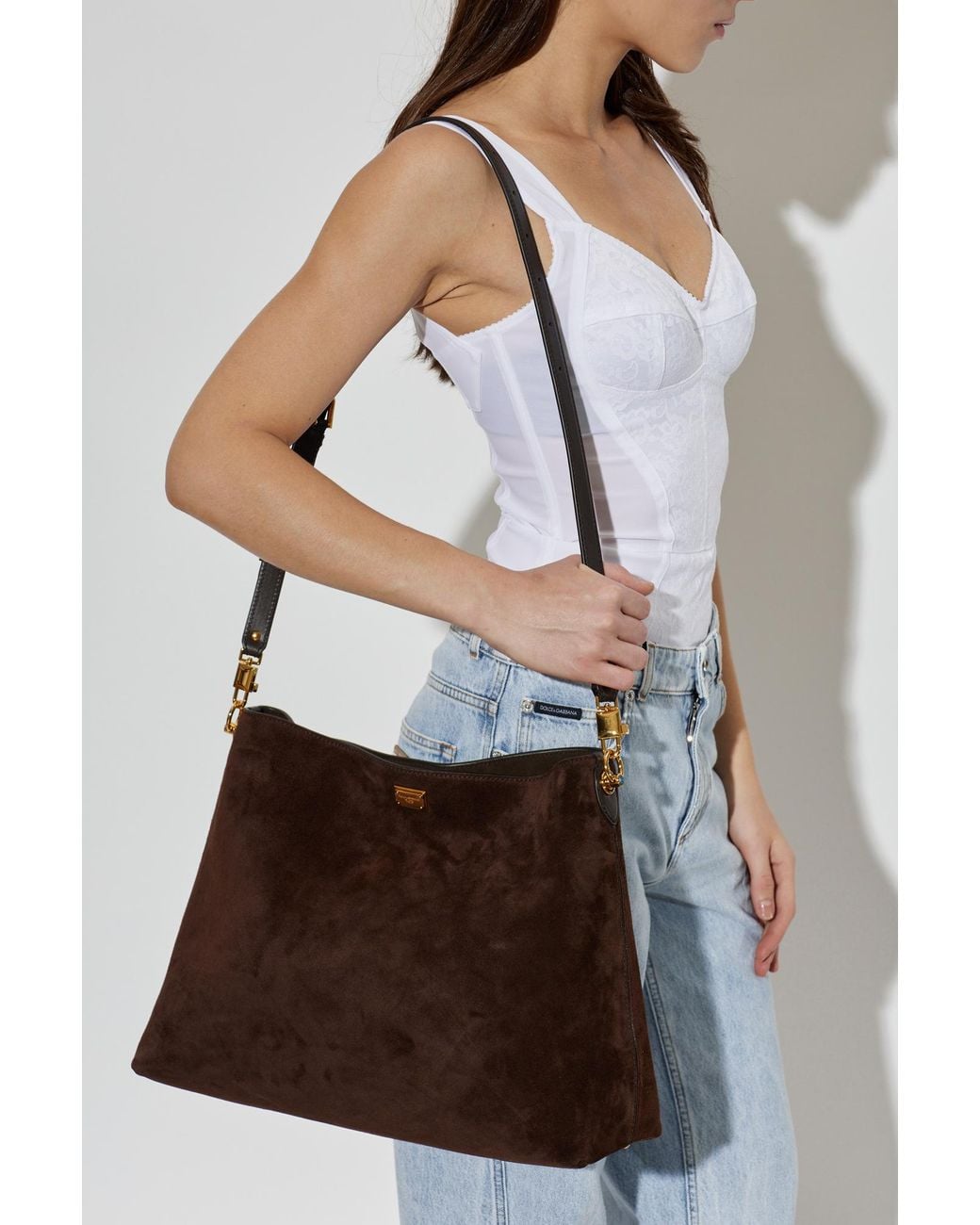 Dolce & Gabbana Brown 'Vittoria' Bag