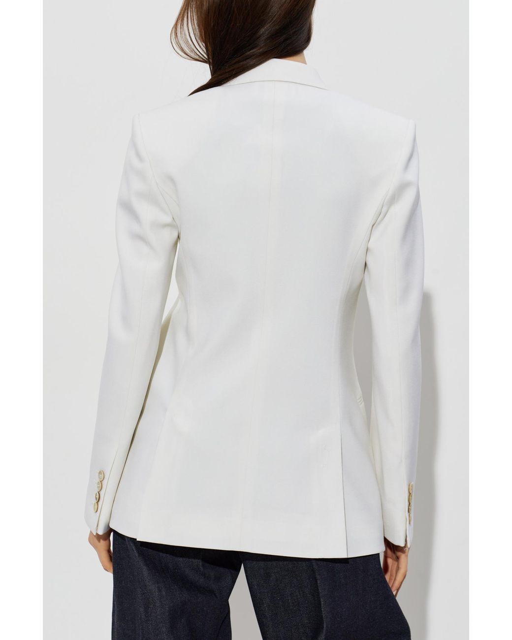 Givenchy White Double-Breasted Blazer