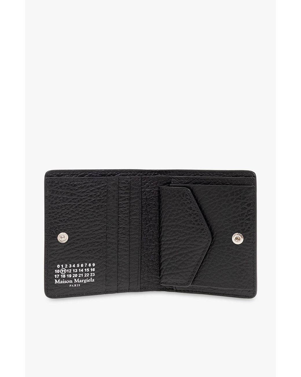 Maison Margiela Black Bi-Fold Wallet With Logo