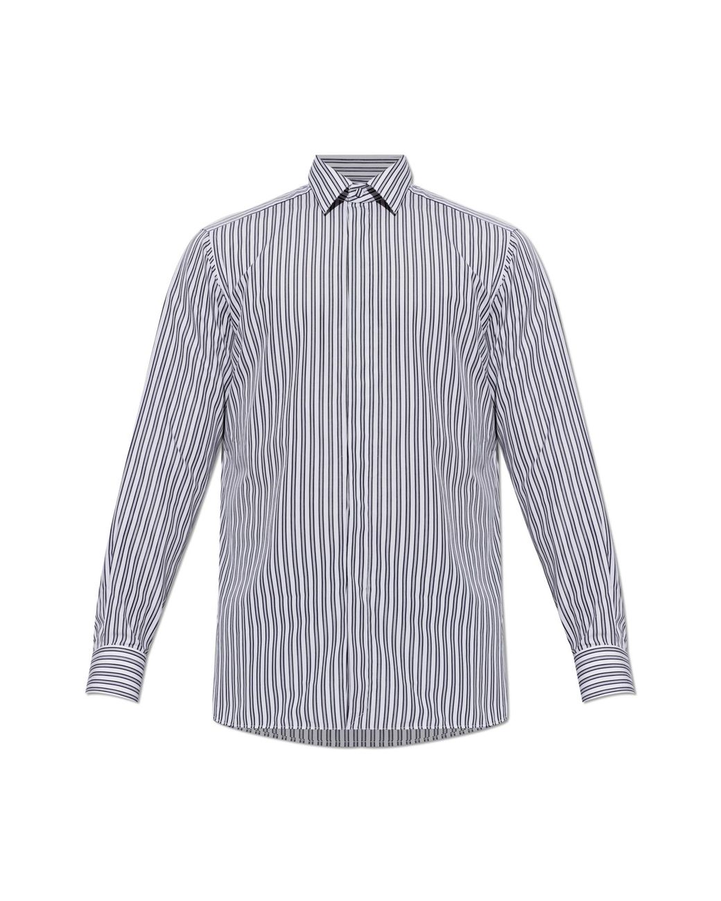 Tom Ford White Shirt With Striped Pattern for men