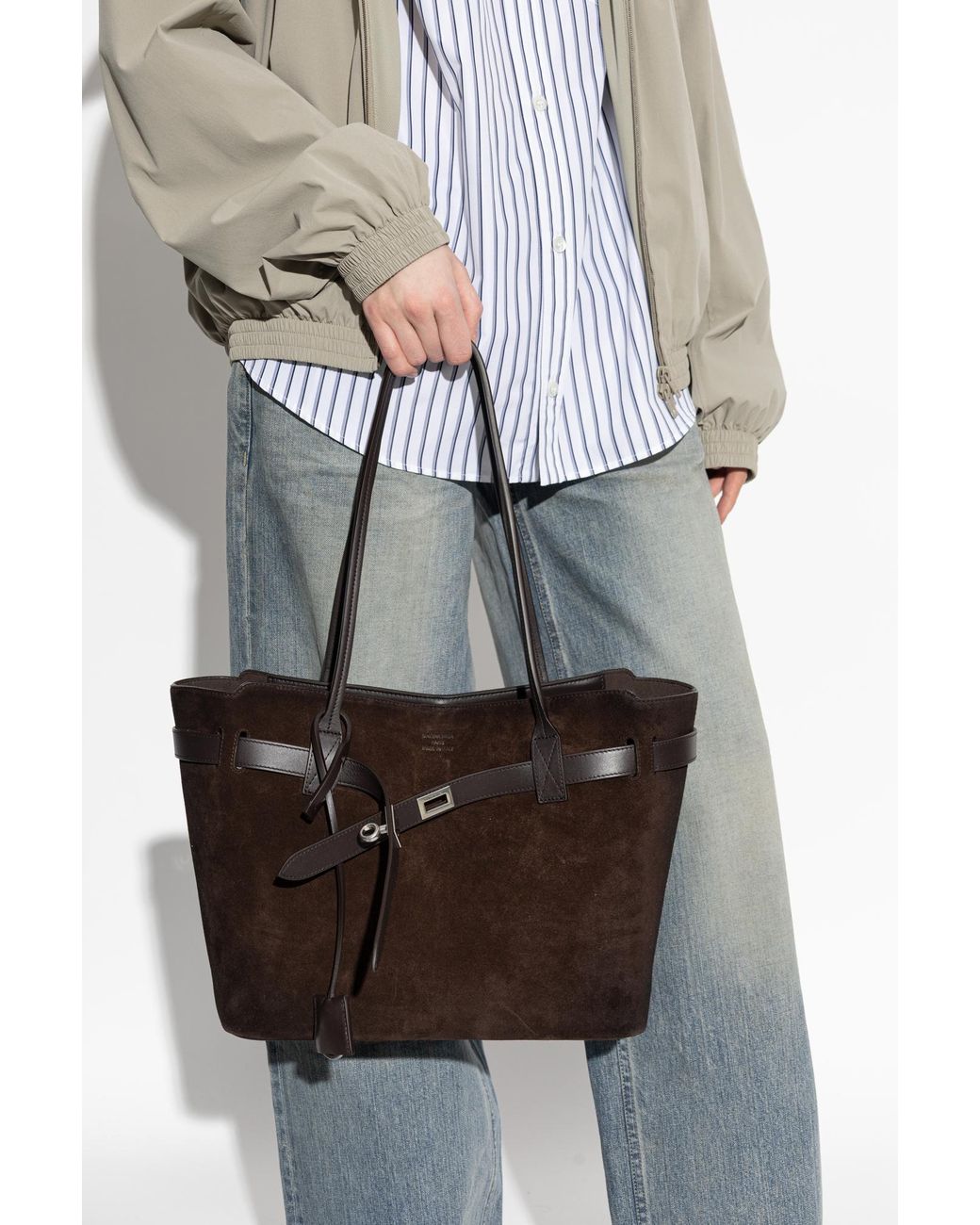 Balenciaga Black "Bel Air Medium" Shopper Bag