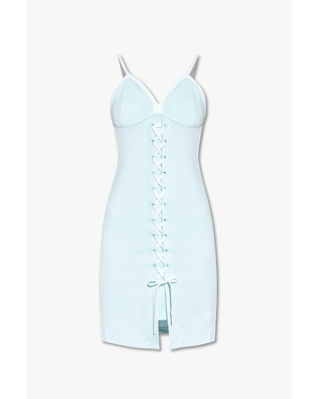 adidas Originals Laced Strap Dress in Blue | Lyst
