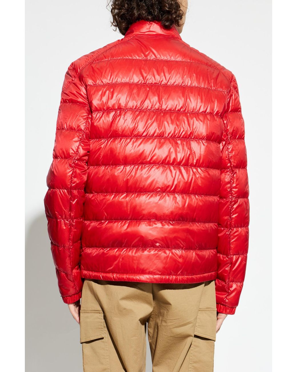 Moncler Red 'Selves' Puffer Jacket for men