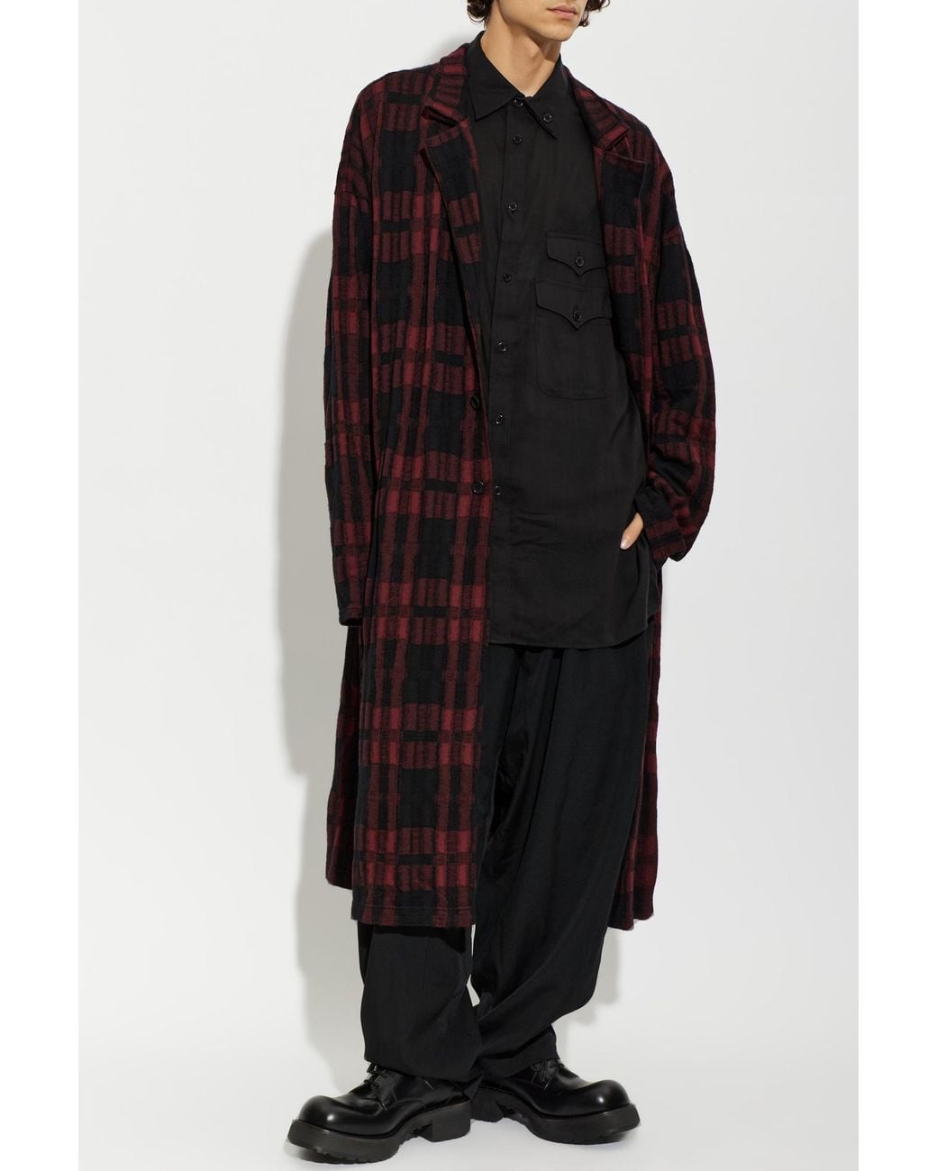 Yohji Yamamoto Black Shirt With Pockets for men