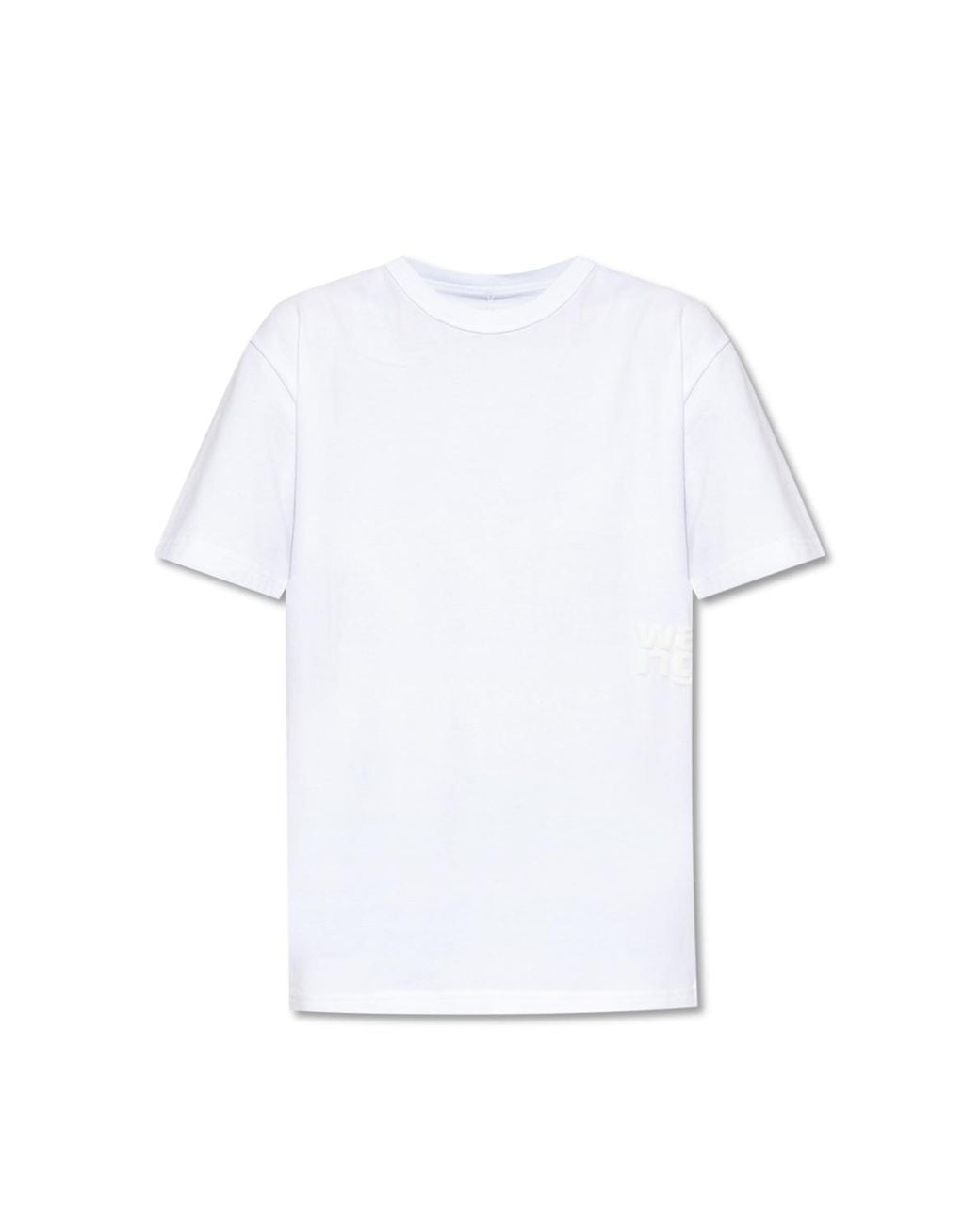 T By Alexander Wang White T-Shirt With Logo